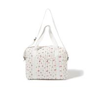 MAÏKA Sac à langer Field Flowers, écru imprimé fleuris, porté main ou épaule