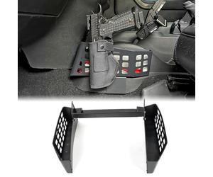 MAIKER Boîte de rangement en métal JK pour boîte de rangement pour boîte de vitesses centrale de transmission automatique compatible avec Jeep Wrangler JK JKU 2011-2018, style tactique