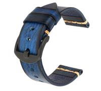 Maikes Véritable bande de surveillance en cuir pour la sangle de montre Timex pour Omega Watch Band pour les bracelets de poignet E