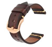 Maikes Véritable bande de surveillance en cuir pour la sangle de montre Timex pour Omega Watch Band pour les bracelets de poignet E