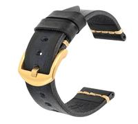Maikes Véritable bande de surveillance en cuir pour la sangle de montre Timex pour Omega Watch Band pour les bracelets de poignet E