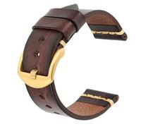 Maikes Véritable bande de surveillance en cuir pour la sangle de montre Timex pour Omega Watch Band pour les bracelets de poignet E