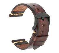 Maikes Véritable bande de surveillance en cuir pour STRAPE GALAXY STRAP 20 mm 22 mm 24 mm