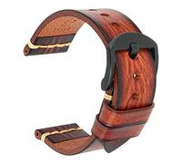 Maikes Véritable bande de surveillance en cuir pour STRAPE GALAXY STRAP 20 mm 22 mm 24 mm