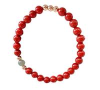 MaikOn Bracelet Feng Shui Rouge, Richesse du sud authentique cristal Reiki amulette chance richesse éloigner les mauvais esprits Bracelet cadeau inspirant for les femmes