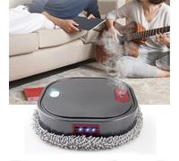 MAIKUEN Robot Laveur Automatique, Robot Laveur Silencieux, Détection d'obstacles, Vadrouille sèche et Humide, Robots Serpillère pour Le Nettoyage des sols, pour la Cuisine et la Salon