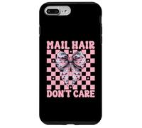 Mail Hair Don't Care, Facteur, postier, postier, Mail Lady Coque pour iPhone 7 Plus/8 Plus