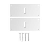Mail Post Extension Bracket - 2 Pieces Stainless Steel Plate