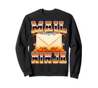 Mail Slinging Ninja Poste Service postier Sweatshirt