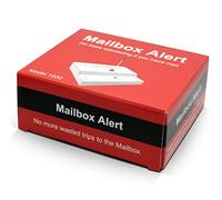 Mailbox Alert - Système de notification de courrier sans fil - Mailbox Alert sans fil de 106,7 à 137,2 m - Notification sonore et visuelle, contrôle du volume - Configuration facile à faire soi-même,