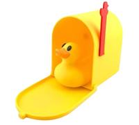 Mailbox Flag Magnet, Cruising Duck Decoration, Funny Magnetic Design, Sturdy Mailbox Accessory, Quirky Outdoor Accent for Men, Women, Apartment, Housewarming, Birthday, Travel, 3.23x2.87x3.82 inches