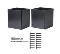 Mailbox Protection de courrier - Protection de base postale réglable - En acier inoxydable - Protection de garde-corps - Pergolas réutilisable - Pour la maison, le studio, le studio