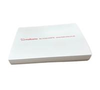 Mailcoms Lot de 200, 500, 1000 étiquettes blanches universelles à double feuille, adhésif super puissant, compatible avec machine à affranchir