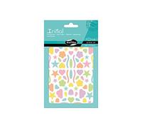 Maildor AE046O - GOMMETTES Initial - 4 planches 10,5x16 cm - Stickers VIFS ET PASTEL - MULTIFORMES (320 stickers)