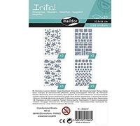 Maildor AE062O - GOMMETTES Initial - 20 planches 10,5x16 cm - Stickers Holographiques - GÉOMÉTRIQUES (1065 stickers)