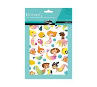 MY MANDARINE AE204C - GOMMETTES Dreamy - 6 planches 14,8x21cm - SIRENES (159 stickers)