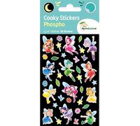 Maildor CY166Cpack - GOMMETTES 3D Cooky - LOT DE 10 planches 12x8 cm - PHOSPHORESCENTES - 360 stickers - FÉES