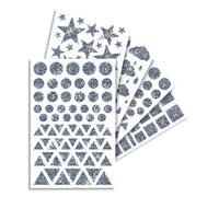 MAILDOR Sachet de 20 feuilles de gommettes holographiques assorties