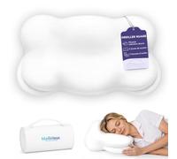 Mailirious Oreiller Ergonomique Cervical, 2 en 1 Oreiller Memoire Forme | Oreiller Cervical pour Dormir sur Le Côté, Le Dos et Le Ventre, Douceur, Deux Housse Amovibles Lavables, 69x38x9/11cm