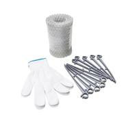 Maillage permanent de garde en acier résistant aux intempéries de gouttière pour la protection résidentielle en acier inoxydable de défense commerciale