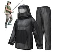 Maille anti-mouches - Combinaison en maille, équipement pratique pour tout le corps pour les apiculteurs, barrière de protection portable | Protection anti-insectes pour l'agriculture, le jardinage