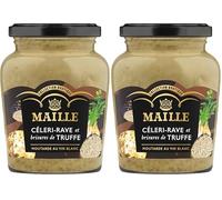 MAILLE Boutique Moutarde Céleri et Brisures de Truffe 110 g (Lot de 2)