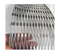 Maille de corde architecturale Peut être utilisé dans les usines, cours, jardins, l'agriculture, zoos, la protection de sécurité(3 * 1m/9.8 * 3.2ft)