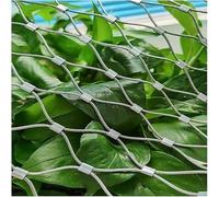 Maille de Corde en Acier Inoxydable, Maille de clôture Durable, connexions à Pression, Trous de Maille de clôture tissés Flexibles for Jardin de Ferme(7cm,Rope Diameter 3mm)