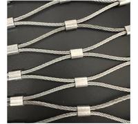 Maille de Corde Flexible en Acier Inoxydable 304, Maille for Cage Zoo, clôture, Balcon, escalier, Protection Fil métallique, Taille : L1 x l8 m