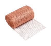 Maille de Cuivre de Antiparasitaire 9mx12,7cm, Flexible Filet en Cuivre Tricoté, Maille de Filtre en Cuivre, Grillage en Cuivre Protection pour Jardin Rongeur Insectes, Couche Double (cuivre)