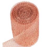 Maille De Cuivre Laine - Cuivre Mes Double Couche, Maille De Cuivre Couper | Maille De Cuivre Screen Roll Slug Barrier, Filet Cuivre Multiusage, Filet Anti-Escargot Mesh Cuivre pour Souris, Bloque