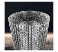 Maille de sécurité en acier inoxydable 304 1 cm/0,8 mm pour escaliers, jardins, terrains de football et enclos de volaille - Filet de protection durable 0,5 x 27 m