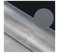 Maille en Acier Inoxydable 304-40 Mailles - Trou 0,5 Mm - Grillage De Fenêtre en Treillis Métallique - Ne Rouille Jamais - Résistant À La Chaleur (Silver, 1x1m)