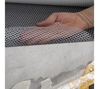 Maille en fibre de verre for cloisons sèches et isolation, rouleau de 164 à 656 pieds, for le renforcement des murs et la prévention des fissures, 1 pièce(White,150mx0.3cm)