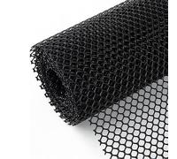 Maille en plastique de grillage poulet polyéthylène HDPE | Filet noir 0,4 à 1,2 m × 5 m, maille de 0,8 cm for balcon, jardin et construction(1.2x5m/3.9x16.4ft)