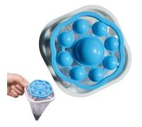 Maille filtrante flottante pour cheveux - 17 x 9,5 cm en polyester ABS, collecteur de débris de lessive, support de fibres en tissu | Parfait pour les tâches de lavage, buanderie, usage domestique, so