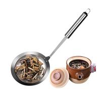 Maille fine - Écumeur de qualité alimentaire, cuillère à long manche | Passoire de cuisine multifonctionnelle, maille ultra fine, produit en acier inoxydable, parfait pour rôtir, cuisiner, cuire et