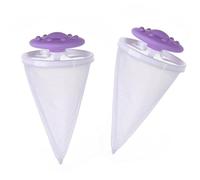 Maille flottante attrape-cheveux 2 pièces dissolvant de peluches de lessive réutilisable pour utilisation de machine à laver outil de blanchisserie domestique attrape-cheveux de machine à laver