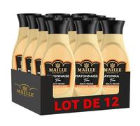 Maille Mayonnaise Squeeze Fine Qualité Traiteur - lot de 12x405g | Mayonnaise Fine Qualité Traiteur Maille®, une recette élaborée à partir d'ingrédients de qualité dont la Moutarde de Dijon