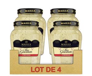 Maille Moutarde Fins Gourmets - L'Originale - Lot de 4 pots de 320g