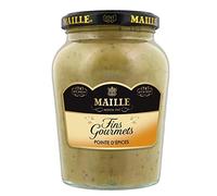 MAILLE - Moutarde Forte Pointe D'Épices 340G - Lot De 4 - livraison offerte