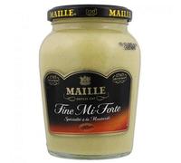 MAILLE - Moutarde Mi Forte 355G - Lot De 4 - livraison offerte