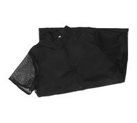 Maille Respirante Tablier de Toilettage Noir, L pour Chiens | Protection Intégrale Chinlon, pour Poils et Coupe à Domicile, Léger, Printemps
