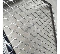 Maille Toile INOX Filet Protection Anti-Chute Fenêtres Balcon Grille Métallique Durable Chutes Résistant Déchirures Maille Clôture(8cm,2x10m(6.6x32.8ft))