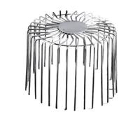 Mailles en acier inoxydable pour protéger les feuilles et les débris de drainage de balcon extérieur - Anti-blocage - Protection de gouttière - Bouchons de tuyau de pluie pour l'extérieur du balcon