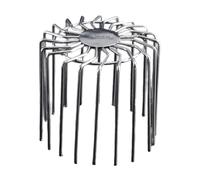 Mailles en acier inoxydable pour protéger les feuilles et les débris de drainage de balcon extérieur - Anti-blocage - Protection de gouttière - Bouchons de tuyau de pluie pour l'extérieur du balcon