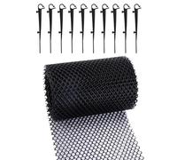 Mailles légères pour gouttière avec clips et crochets fixes