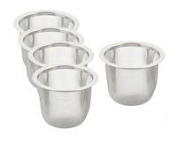 Mailles rondes en acier inoxydable Épices Thé Théière crépine filtre 60mm 5pcs