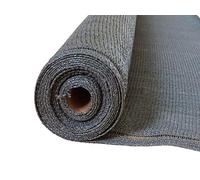 Maillestore Brise-Vue 100% - Gris Anthracite - 270gr/m² - Boutonnières Gris foncé 1.2m x 5m