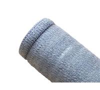 MAILLESTORE Brise-Vue 100% - Gris Clair - 230gr/m² - Boutonnières 1m x 5m